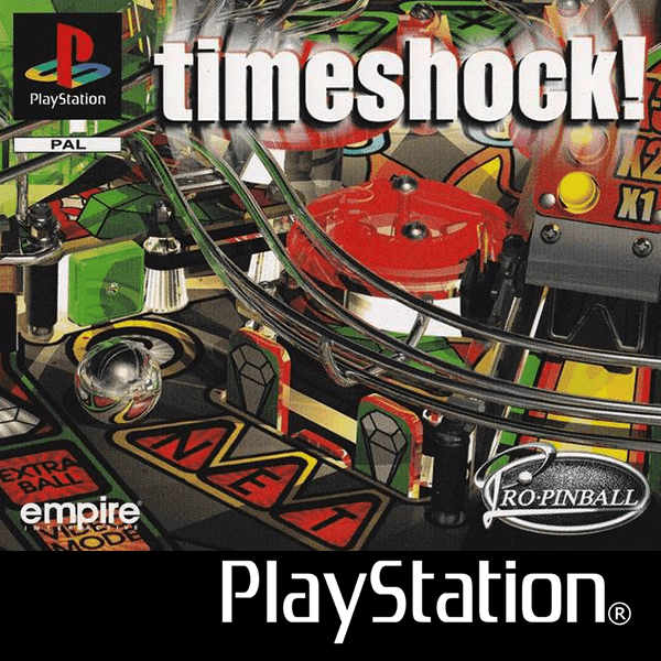 Timeshock Pro Pinball box art for Playstation